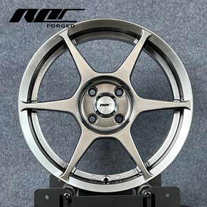 Cerchi Monoblocco ROC Custom P1 Flow Forming 15 16 Pollici 4X100 5X114.3 5X112 per Honda Civic, Mazda MX-5 Miata, Toyota <span class=keywords><strong>Starlet</strong></span> - Product Image 3