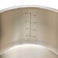Vente en gros d'ustensiles de cuisine personnalisés en acier inoxydable ensemble de casseroles et poêles avec poignée en acier ensemble de 6 pièces d'ustensiles de cuisine