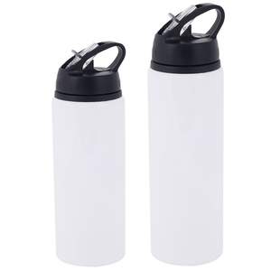 Usine Meilleure Vente Sublimation DIY 600ml Aluminium Grande <span class=keywords><strong>Bouche</strong></span> Sports <span class=keywords><strong>de</strong></span> Plein Air Bouteille D'eau Blanc - Product Image 6