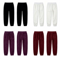 Pantalon de pyjama en polaire doux et moelleux, tailles enfant et adulte, idéal pour la danse, le cheerleading, l'échauffement sportif et les tenues d'entraînement.