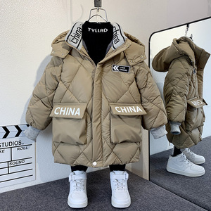Ropa <span class=keywords><strong>de</strong></span> Moda Otoño-<span class=keywords><strong>Invierno</strong></span> <span class=keywords><strong>para</strong></span> Niños, Parka con Capucha Unisex <span class=keywords><strong>para</strong></span> Niños, Chaqueta <span class=keywords><strong>de</strong></span> Plumón <span class=keywords><strong>para</strong></span> <span class=keywords><strong>Niñas</strong></span> - Product Image 3