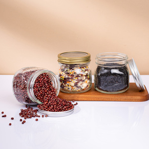 برطمان زجاجي مربع شفاف سعة 16 أونصة لتخزين الطعام في المطبخ مع غطاء لولبي - Product Image 4