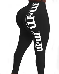 CXSS1004 Legging Ukuran Besar untuk Wanita Ketat Fitness Wanita Legging Wanita dengan Cetak Bahan Poliester Legging Olahraga Wanita Pakaian