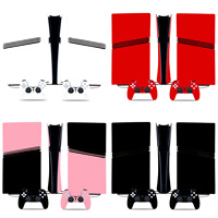 Autocollant de haute qualité pour PS5 Pro disque peau autocollant protecteur décalcomanie couverture pour PS5 Pro autocollant numérique vinyle + 2 peaux de contrôleurs