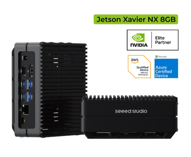 110061381 ReComputer J2021 Edge AI Computer with NVIDIA Jetson Xavier NX 8GB Industrial PCs