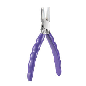 Alicates para reparación de gafas, herramienta de ajuste de mandíbula lisa de 1/4 pulgadas, herramienta de ajuste y corrección de monturas con goma morada - Product Image 1