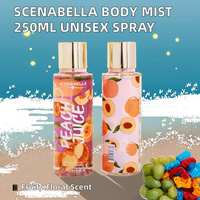 Brume corporelle écologique Scenabella 250ml 8.FL.OZ, parfum longue durée, parfum personnalisé, orange fruitée, déodorant anti-transpirant