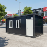 Maisons conteneurs mobiles préfabriquées de 20 pieds/40 pieds, adaptées à la construction de dortoirs résidentiels et de bureaux