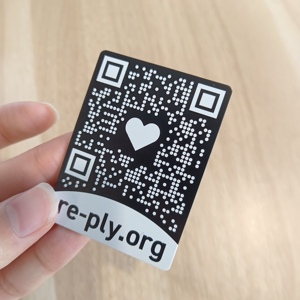 Laser khắc mã vạch nhãn Anodized Anodized Nhôm hàng tồn kho số Serial theo dõi ID tài sản thẻ cho thiết bị - Product Image 2