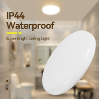 Plafonnier Circulaire Moderne Blanc à LED Ultra-Fin, Fixation en Saillie pour Chambre et Salon