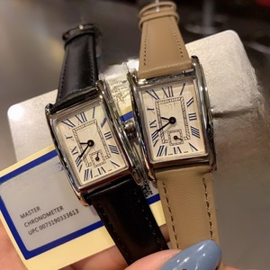 Reloj de Lujo de Alta Gama con Movimiento de Cuarzo Preciso, Estilo Retro de Lujo Ligero, Correa de Cuero de Cocodrilo, Caja de Acero Inoxidable, Longines - Product Image 2