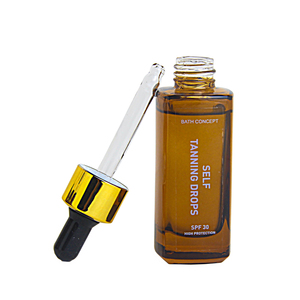 <span class=keywords><strong>Aceite</strong></span> <span class=keywords><strong>Bronceador</strong></span> Corporal Vegano Natural con Brillo en Botella Negra, SPF30, Marca Privada OEM Bath Concept - Product Image 2