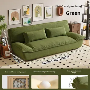 Sofá de Dos Plazas de Tela, Diseño Moderno y Simple, Funda Extraíble y Lavable para Salas de Estar Pequeñas, Dormitorios y <span class=keywords><strong>Apartamentos</strong></span> - Product Image 6