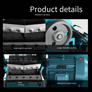 Mạnh mẽ công nghiệp máy ép phun tốc độ trung bình cạnh khối hình sprue phim nhựa Shredder tái chế máy nghiền động cơ - Product Image 5