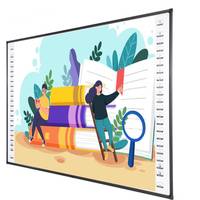 Cadre tactile de tableau blanc d'usine chinoise 84 86 96 102 120 pouces tableau blanc interactif portable tableau blanc intelligent avec projecteur