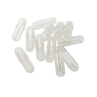 Capsules de gel transparentes et colorées personnalisées 000,00,0,1,2,3,4,5 Capsules de gélatine dures vides