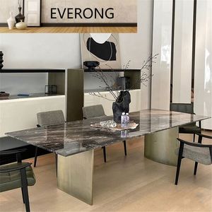Set di Tavoli da Ristorante in Acciaio Inox per 4-6 Persone, Tavoli Marrone Veneziano Usati in Vendita - Product Image 2
