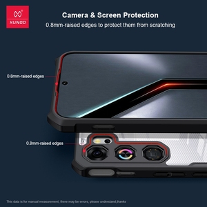 <strong>XUNDD</strong> for ZTE Nubia Neo 5 GT Air V80 Max V80 Design Transparent Phone Cover Shockproof Protective Cases for Red Magic 9S Pro - Product Image 5