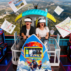 Simulador de Vuelo VR Skydive, Disfruta de <span class=keywords><strong>la</strong></span> Experiencia Realista de un Simulador de Vuelo, Producto de Arcade con Movimiento Completo - Product Image 6