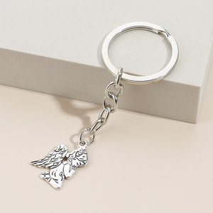 Chaveiro de Anjo da Guarda SC Fashion 2 peças com formato de coração e asas, chaveiro para caderno, chaveiro de anjo da cura para mulheres e homens - Product Image 4