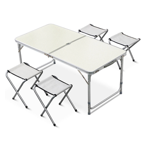 Ensemble <span class=keywords><strong>table</strong></span> et tabouret d'usine vente en gros en plein air 3 hauteur réglable 4 personnes randonnée pêche <span class=keywords><strong>Table</strong></span> et tabouret ensemble - Product Image 1