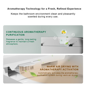 <span class=keywords><strong>Wc</strong></span> Offre Spéciale automatique S-Trap Smart <span class=keywords><strong>Wc</strong></span> avec thérapie par lampe infrarouge IR Dernières toilettes bidet intelligentes montées au <span class=keywords><strong>sol</strong></span> - Product Image 5