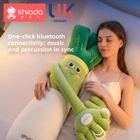 Nouvel Oreiller en Peluche pour Adulte en Forme de Ciboulette, avec Fonction Musicale, Rembourrage en Coton PP, Matière Polyester, Soutien Lombaire