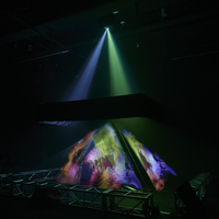 Film de projection holographique 3D transparent DADAO DDHG-03 de 8 mètres de large, Mylar brillant souple de 100 microns avec revêtement nano