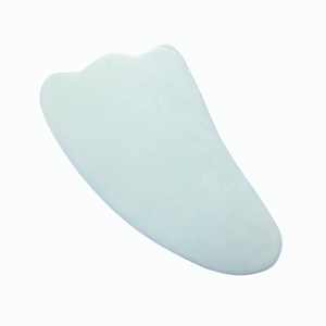 เครื่องมือการนวดหยก หินเนฟไรต์ กัวซา นวดหน้า กัวซาสีขาวซิ่วหยาน - Product Image 3