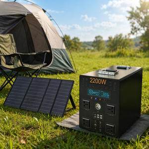 Estación de Energía Solar Portátil para el Hogar y Vehículos, Inversor de 12V/24V a 220V, Carga Rápida para Exteriores - Product Image 2