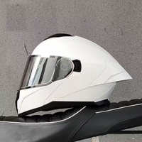 Casque de moto modulaire toutes saisons, rabattable, intégral, homologué DOT, doublure amovible et lavable, ventilation, touring, cruiser