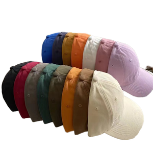 Solid Color 100% Cotton Embroidery Sports Cap Customizable Unstructured Baseball <b>Hat</b> Adjustable Soft Top Plain Dad <b>Hat</b> Common - Product Image 1