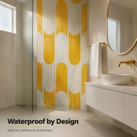 Panel de Revestimiento de Pared Interior Decorativo de PVC con Efecto Mármol, Resistente al Agua y a los Rayos UV, para Hogares, Hoteles y Proyectos Comerciales