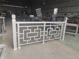Stainless Steel Balcony Railings Deck <b>Mounted</b> Contemporary Design Rust Resistant Outdoor Use - Product Image 2