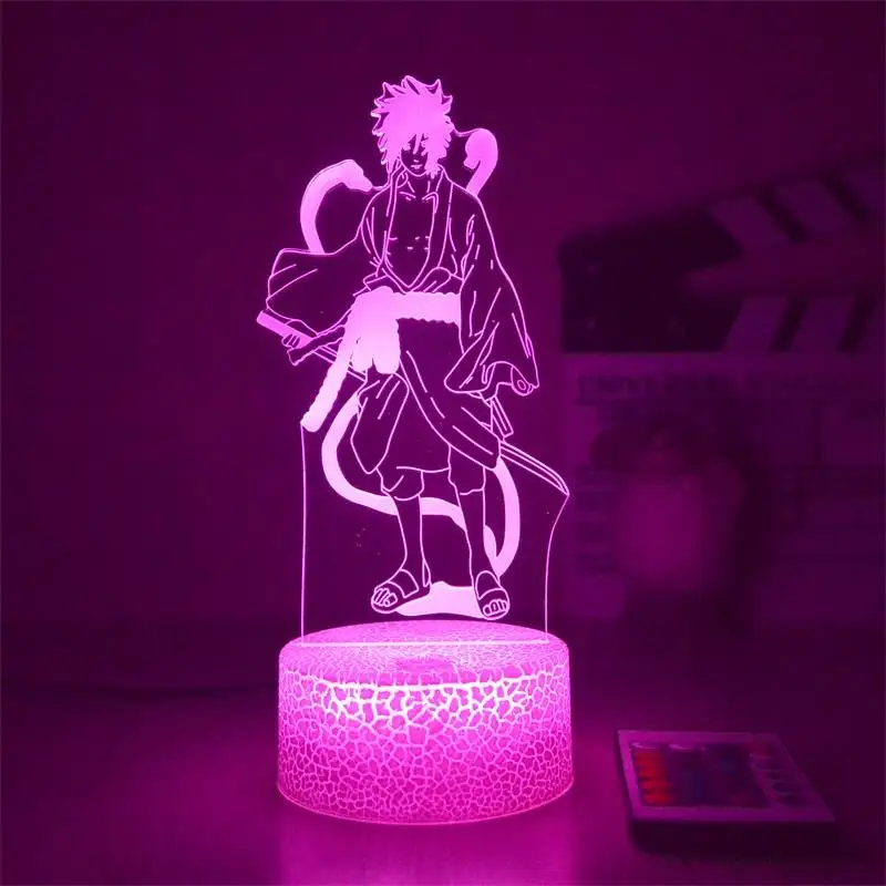 Custom Stickers Club Lights Champagne Acrylic Table Lamp For Cafe 3d Night Light Base