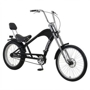 Vélo Cruiser SY pour <span class=keywords><strong>Homme</strong></span> 20 pouces, Style Rétro, Plage, Cadre en Acier, Jantes en Alliage d'Aluminium, Freins V, Monovitesse, Charge 120kg - Product Image 1