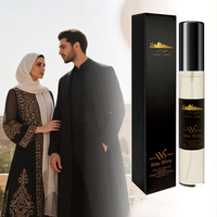 Parfum Islamique de Luxe 15ml EDP Portable Longue Durée Ambre Boisé Oriental avec Oud pour Unisexe