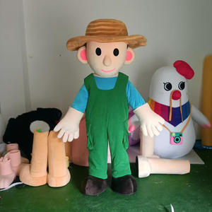 Пользовательские взрослый персонаж мультфильм фермер фрукты овощи и животные талисман костюмы - Product Image 2
