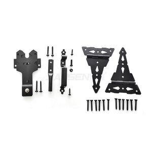 Charnière de clôture en bois avec loquet et poignée ensemble Kit de matériel de porte accessoire de serrure de porte de clôture <span class=keywords><strong>pour</strong></span> Villa de jardin - Product Image 1
