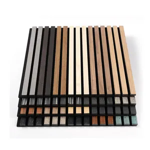 Sound Absorption Decorative Board Slat Wooden Veneer Acoustic Panels