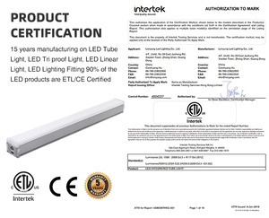 Lonyung 5000K acil durum led'i Batten lamba endüstriyel yüzeye monte depo Linkable alüminyum mağaza tüpleri ışık - Product Image 2