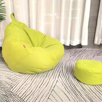 Fauteuil pouf pliable en mousse à mémoire de forme sans garnissage, confortable pour la sieste et le repos