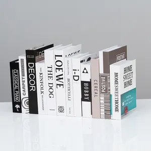 Индивидуальные поддельные декоративные книги поддельные книги для декора Декоративные книжные коробки