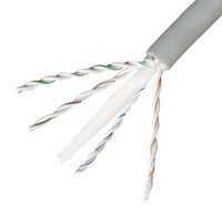 Cable Lan OWIRE Cat 6 U/UTP, cable Ethernet de 250MHz con cubierta de PVC duradero, cobre libre de oxígeno/CPR/certificado CE para cableado