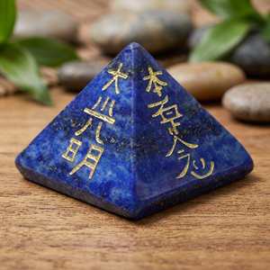 หินปิรามิดคริสตัล lapis Lazuli ทำด้วยมือพลอยแกะสลักสัญลักษณ์อภิปรัชญา - Product Image 2