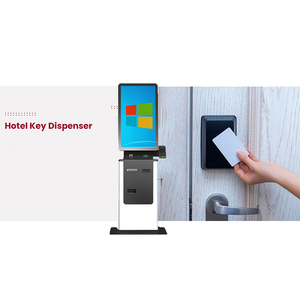 Crtly Hotel Key Card Dispenser Kisok Paspoortscanner Id Kaartlezer Informatie Self <span class=keywords><strong>Service</strong></span> Check In En Uit Kiosk - Product Image 5