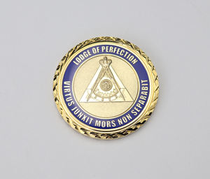 Vintage Cast Zinc maritim koin keras Enamel dilapisi bersejarah lambang desain kolektor pesanan jumlah besar tersedia huruf tema logam - Product Image 4