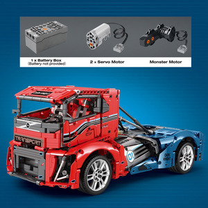 Reobrix 11008 Iron Knight Truck, Bloques de Construcción, 2116 Piezas, Juguete Educativo para Niños, Modelo de Ensamblaje - Product Image 4