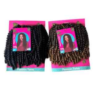 Tresses pour Crochet Cheveux Pré-torsadés <span class=keywords><strong>Passion</strong></span> <span class=keywords><strong>Twist</strong></span> Tresses au Crochet 10 Pouces Pré-bouclées Cheveux Synthétiques Bohèmes - Product Image 1