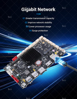 Carte mère industrielle Quad Core RK3566 résistante aux chocs et à la poussière, avec carte de contrôle intégrée, pour terminal de surveillance extérieure